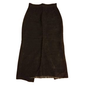 Vintage pencil skirt black jaquard